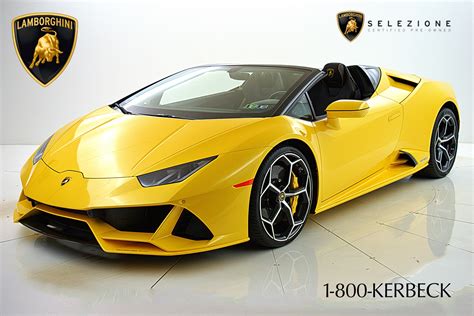Used 2020 Lamborghini Huracan AWD LP 640-4 EVO Spyder / LEASE OPTIONS AVAILABLE For Sale ...