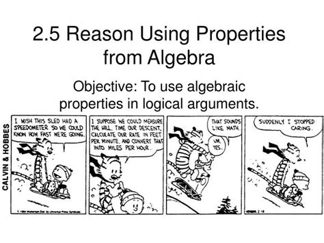 Image result for Reason Using Properties From Algebra