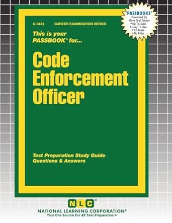 Code Enforcement Officer : Passbooks: Amazon.in: Books