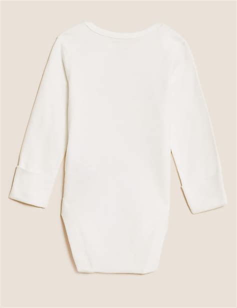 Buy Pure Cotton Daddy Slogan Star Bodysuit at Marks & Spencer