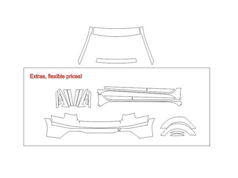 Creating patterns of car body and interior. Sale of templates in ...