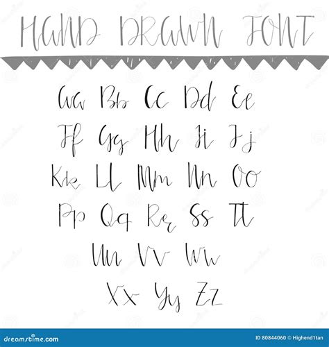 Modern Calligraphy Fonts Alphabet