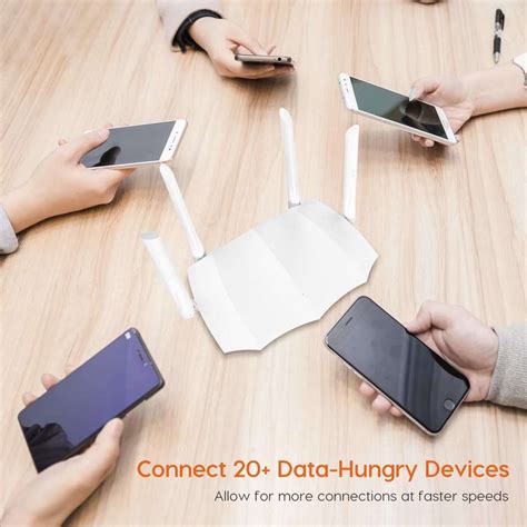 TENDA TEI-AC5 Wireless Router 2.4 GHz, 5 GHz 1200 Mbps Wifi Speed Dual ...