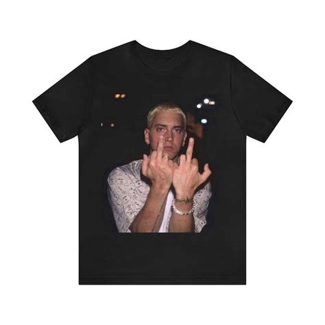 LIMITED EDITION Eminem Middle Finger T-Shirt, Eminem Shirt, - Inspire ...