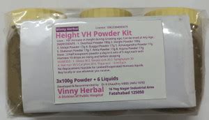 Vinny Herbal Height VH Powder Kit Price in India - Buy Vinny Herbal ...