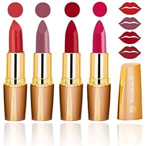 Buy RythmX Creamy Matte Lipsticks for Women Combo, Ryth Gold, Fire ...