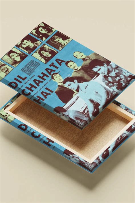 Dil Chahta Hai Poster – Bollywood Friendship Classic Wall Art | Aamir ...