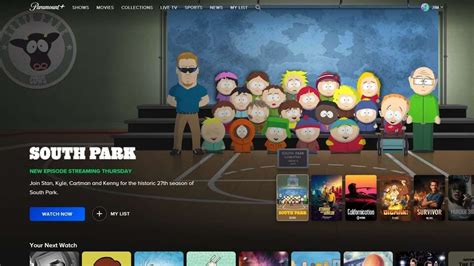 Image result for Paramount Plus Interface
