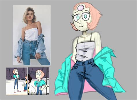 Pearl - Steven Universe (Colored Sketch) by Alexander-Draws on DeviantArt