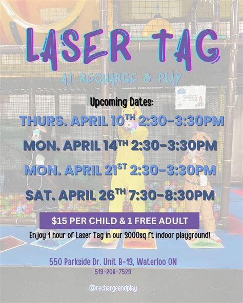 Laser Tag!, 550 Parkside Dr Unit B13, Waterloo, ON, Canada, Ontario N2L ...