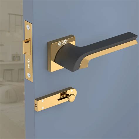Gloxy Brass Door Lock for Bathroom, Balcony, Home – Keyless Mortise ...
