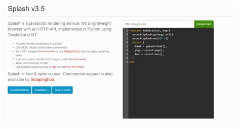 What Splash HTML Do in Py 的图像结果