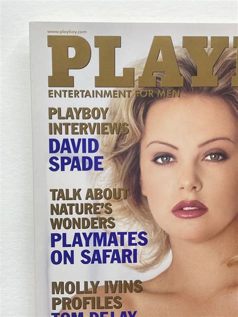 May 1999 Playboy Magazine. Charlize Theron pictorial. Ashley | Etsy