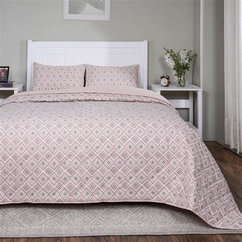 Buy MASPAR Sensory Bloom Cotton Geometric Print Single Quilt from ...