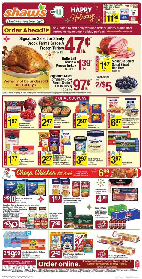 Shaw's Weekly Ad - VT from 11/14/2025 u003eu003e Flyer
