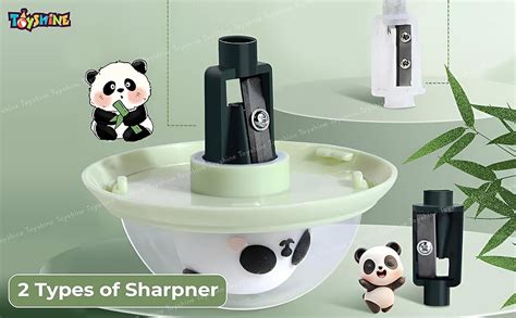 Toyshine Cute Panda Shape Automatic Electric Pencil Sharpener for ...