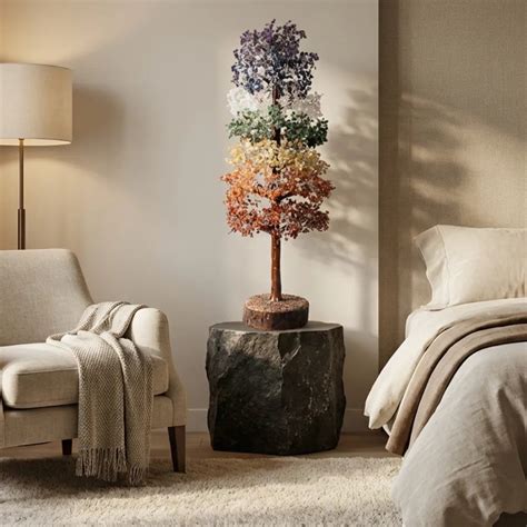 7 Chakra Crystal Energy Tree (3 FT) | 5000 Beads Healing Tree