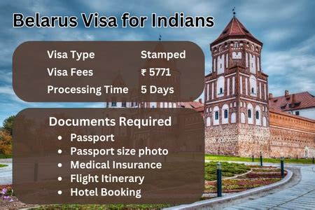 Belarus Visa for Indians | Belarus Visa Fees for Indian