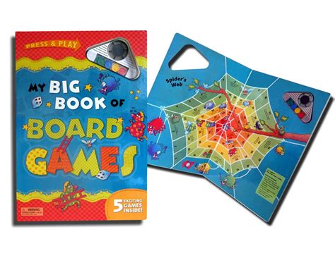 Press & Play: My Big Book Of Board Games : Lucie Duchesne, Mario ...