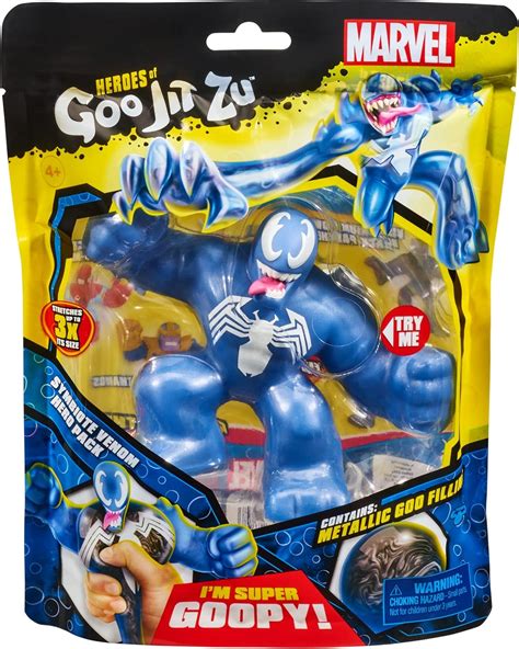 Buy Heroes of Goo Jit Zu Marvel Hero Pack - Super Venom - Squishy ...