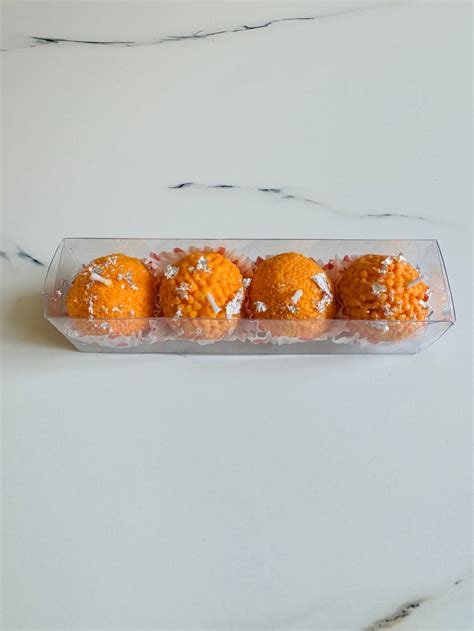 PVC Box 4: 4 in 1 Ladoo Candle | 4 in 1 Mini Bubble Candle | Empty Box ...