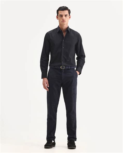 Buy Guild Statement - Jeck-24 - Navy Regular Fit Jacquard Trouser| Rare ...