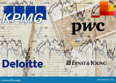 Big4 Accounting Firms editorial stock image. Image of advisor - 21842074