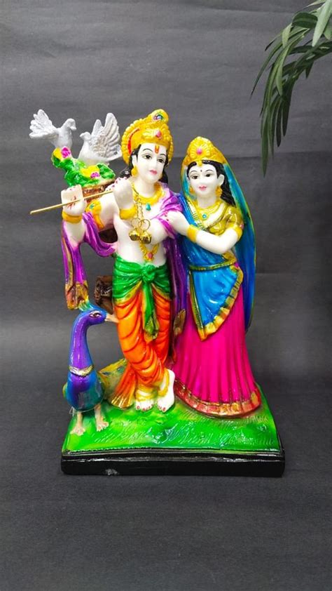 Radha Krishna Statue Idols Showpiece Spiritual Artwork Home Décor By T