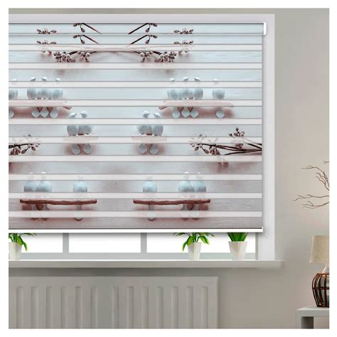 Kayra Decor Zebra Blinds for Windows and Doors with Dual Shade ...