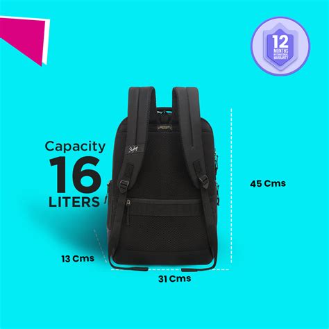 Lumous Laptop Backpack (E) Black – Skybags