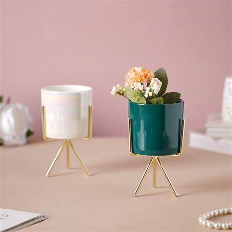 Porcelain Flower Pot