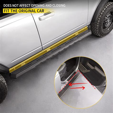 Buy Maxzina Fit 2021 2022 Ford Bronco Running Boards Side Steps for ...