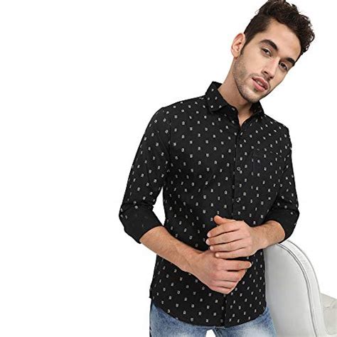 Buy V2 VALUE & VARIETY Men Full Sleeves Printed Semi Formal Shirt ...