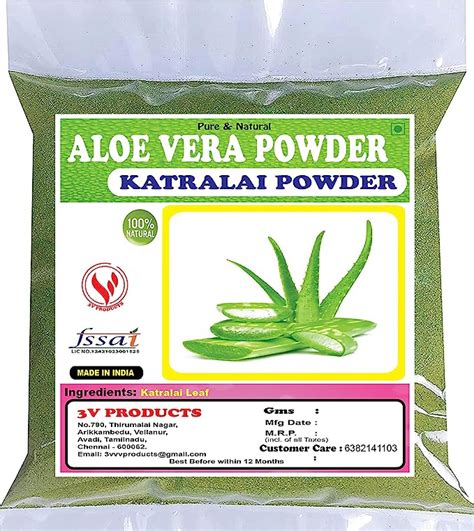 Aloe Vera Powder 100g | Katralai | Aloe Barbadensis | Kathalai ...