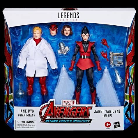 Hasbro Marvel Legends Classic Giant-Man and Wasp 2-Pack Reissue Pre ...
