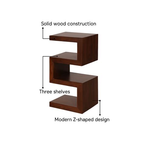 Henry Sheesham Wood Shelving Table