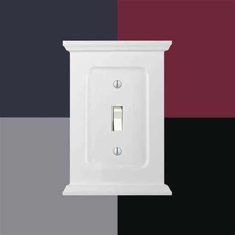 allen + roth Capitol 3-Gang Specialty Size White Composite Wood Indoor ...