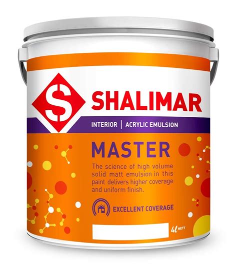 S Shalimar Paints Master Emulsion - 1 L : Amazon.in: Home Improvement