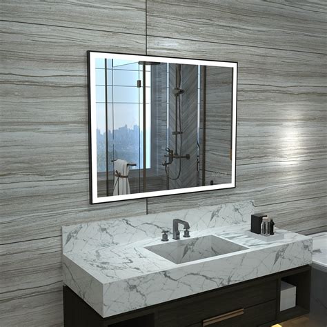 White Framed Bathroom Mirrors