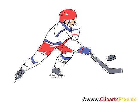 Ice Hockey Player Clipart