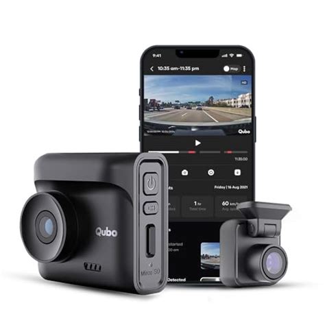 Qubo (New Launch) Car Dash Cam Pro 2.7K by Hero Group, HDR Dual Channel ...