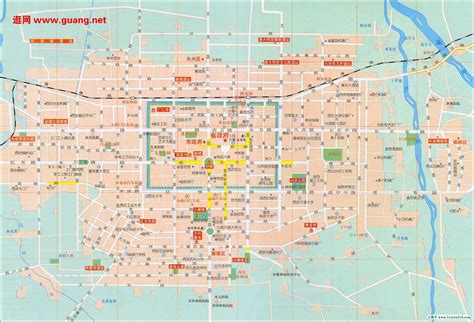 最新西安市区放大地图,西安最新城区划分图,西安市区地图_大山谷图库