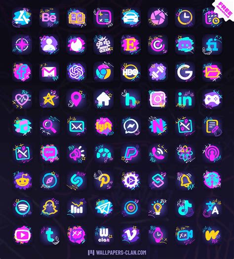 Jinx graffiti sticker | Arcane Jinx App Icons | Neon app icons free to ...
