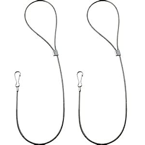 DGBRSM 2-Pack Adjustable Gate Latch - Stainless Steel Cable Pull Gate ...