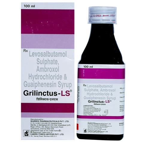 Grilinctus-LS Syrup | Uses, Side Effects, Price | Apollo Pharmacy