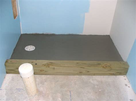How to Finish a Basement Bathroom - Mortar Bed Tile Shower Pan | Shower ...