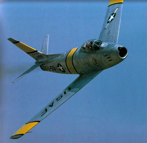 Classic American Fighter Jet - North American F-86F-1-NA Sabre