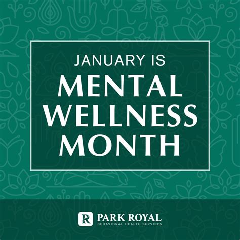 #mentalwellnessmonth | Park Royal Hospital