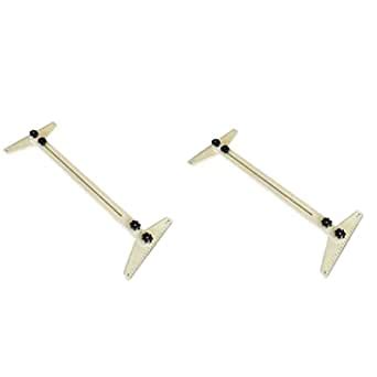 2 Pieces Stair Tread Tool Stair Tread Jig for Stairs Shelf Layout ...