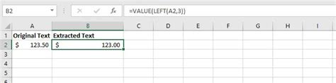 Excel Left Function 的图像结果